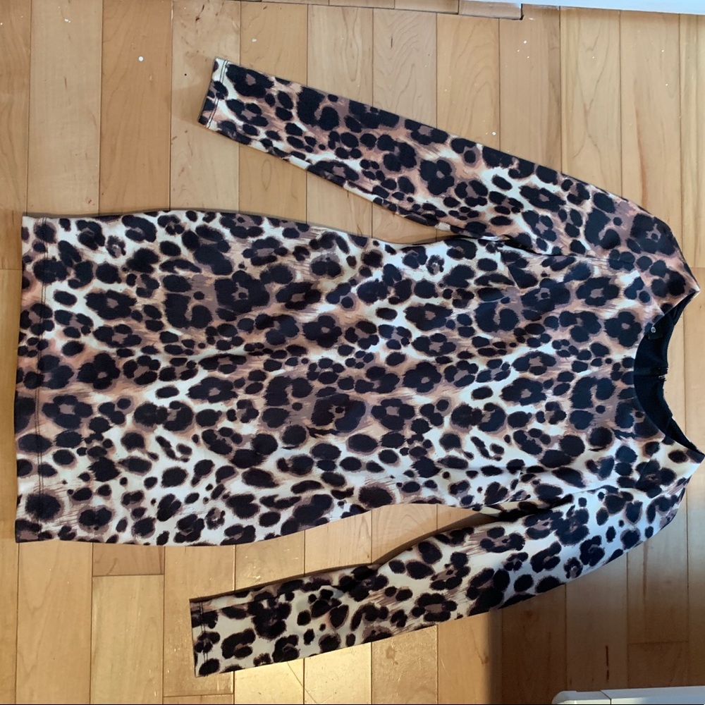 bebe cheetah print dress